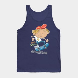 Awesome Skater Dude Tank Top